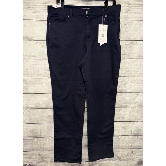 Gloria Vanderbilt Denim - Gloria Vanderbilt Amanda Ultralite Women High Rise Straight Leg Jean Sz 14